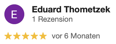 Google Bewertung Frank Sülzen GmbH 1